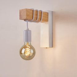 White wall sconce