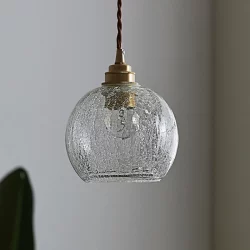Cracked-glass-pendant-lights